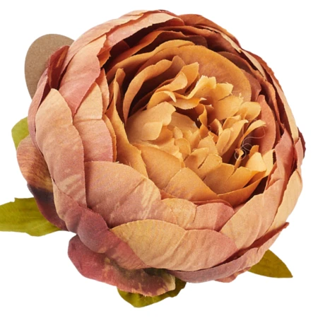 [wb3911] Główka kwiatowa peonia 9cm miodowa