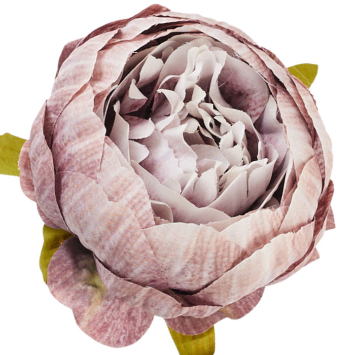 [wb3914] Główka kwiatowa peonia 9cm wrzosowy cieniowany