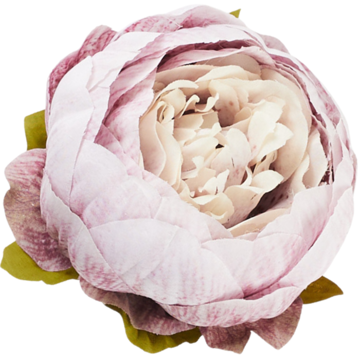 [wb3915] Główka kwiatowa peonia 9cm pudroworóżowa