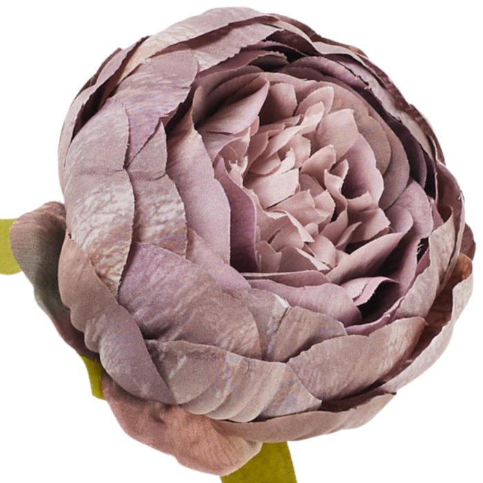 [wb3920] Główka kwiatowa peonia 9cm fioletowo- różowa