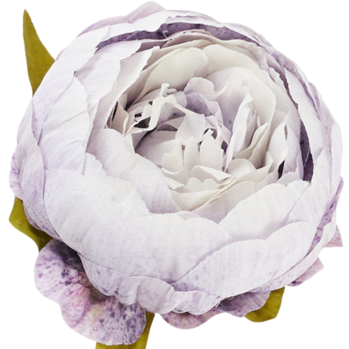 [wb3929] Główka kwiatowa peonia 9cm lawendowa