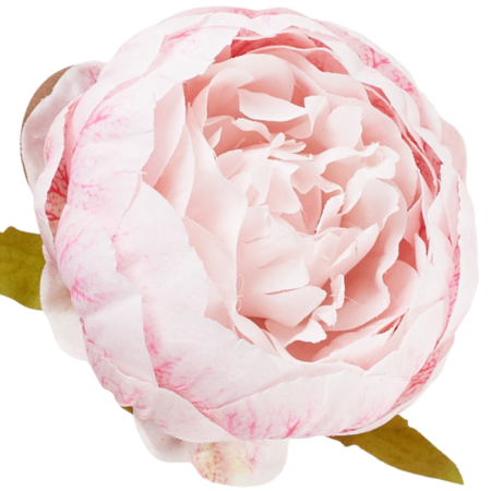 [wb3942] Główka kwiatowa peonia 9cm jasnoróżowa