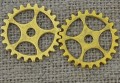 Element ozdobny steampunk tryb kolor złoty 25mm