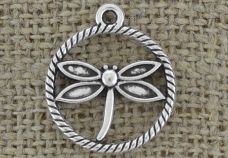 [307478] Zawieszka ważka kolor srebrny