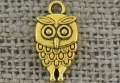 20793 Zawieszka mała sowa w kolorze złotym