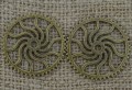 Element ozdobny steampunk tryb kolor brąz 25mm