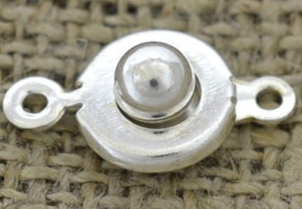 {31512} Zapięcie ozdobne łącznik w kolorze srebrnym