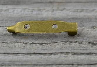 10216 Agrafka klasyczna 30mm w kolorze brązu