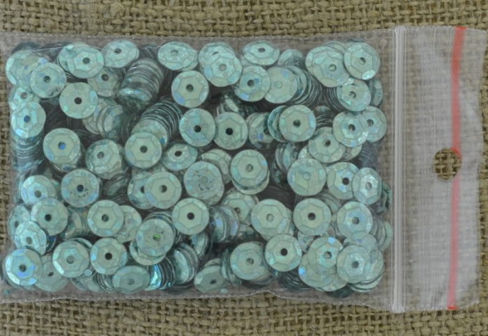  [55520] Cekiny łamane miętowe 6mm 12 gram