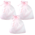 [1060202] Torebka z organzy 10*12cm bladoróżowa 3szt