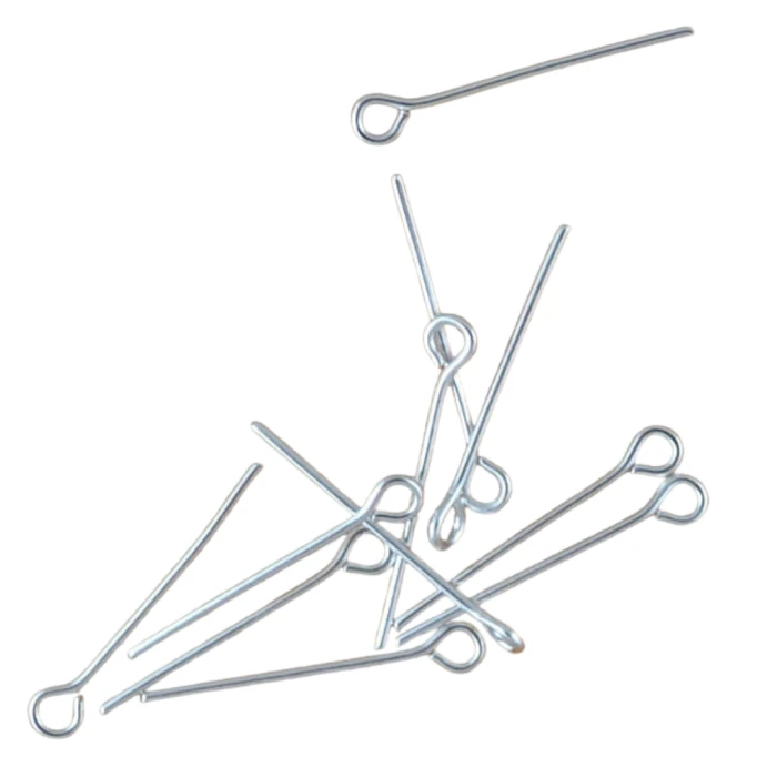 [30903] Haczyki biżuteryjne w kolorze srebra 20mm 100szt