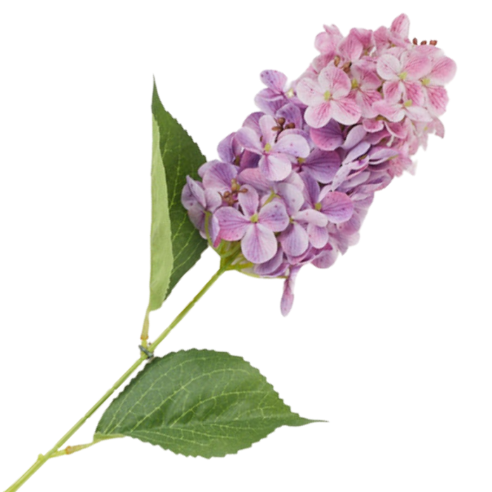 [68al1101] Gałązka kwiatowa bez liliowy 61cm