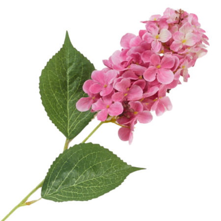 [68al1102] Gałązka kwiatowa bez różowy 62cm