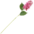 [68al1102] Gałązka kwiatowa bez różowy 61cm