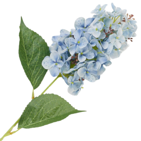 [68al1107] Gałązka kwiatowa bez błękitny 62cm