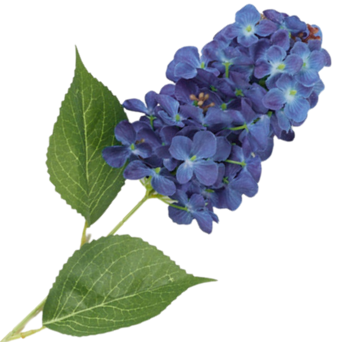 [68al1109] Gałązka kwiatowa bez granatowy 61cm