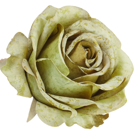 [68b71021] Róża główka wyrobowa 10cm zielona