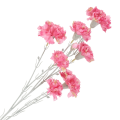 [68b7306] Gałązka kwiatowa goździk satynowy 72cm różowy