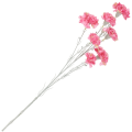 [68b7306] Gałązka kwiatowa goździk satynowy 72cm różowy
