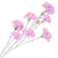 [68b7310] Gałązka kwiatowa goździk satynowy 72cm liliowa