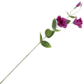[68g2909] Gałązka kwiatowa eustoma fuksjowo- fioletowa 82cm