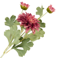 [68tg0608] Gałązka kwiatowa dalia czerwona 63cm