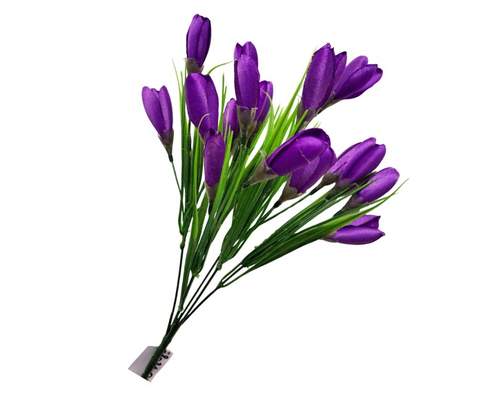[68g31x0103] Bukiet fioletowych krokusów 36cm
