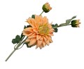 [68tg0603] Gałązka kwiatowa dalia brzoskwiniowa 62cm