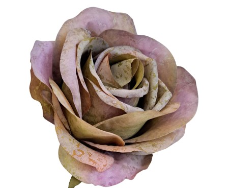 [68b71017] Róża główka wyrobowa 10cm wrzosowo-miętowa