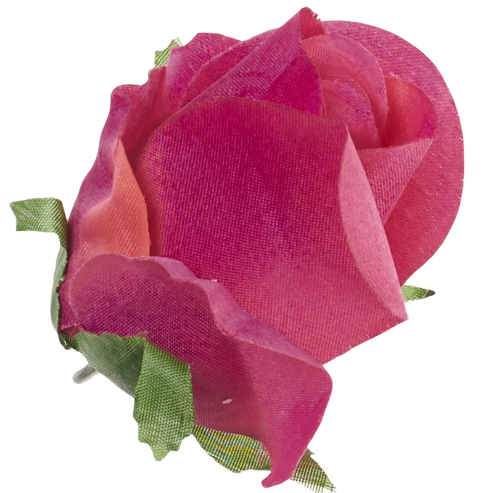 [w04064] Róża główka 9cm fioletowo-różowa cieniowana