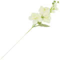 [wb18201] Gałązka kwiatowa ostróżka 42cm kremowa