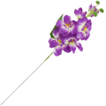 [wb18207] Gałązka kwiatowa ostróżka 42cm fioletowo- kremowa