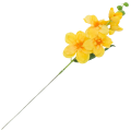 [wb18212] Gałązka kwiatowa ostróżka 42cm żółta