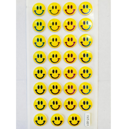 [594yxt001] Naklejki z pianki buźki mix I