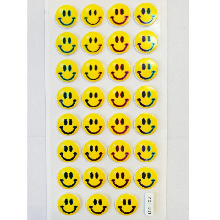 [594yxt001] Naklejki z pianki buźki mix I