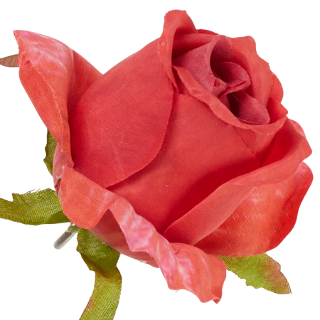 [68b7706] Róża wyrobowa pączek 6,5cm czerwona