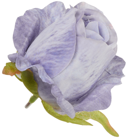 [68b7713] Róża wyrobowa pączek 6,5cm wrzosowa