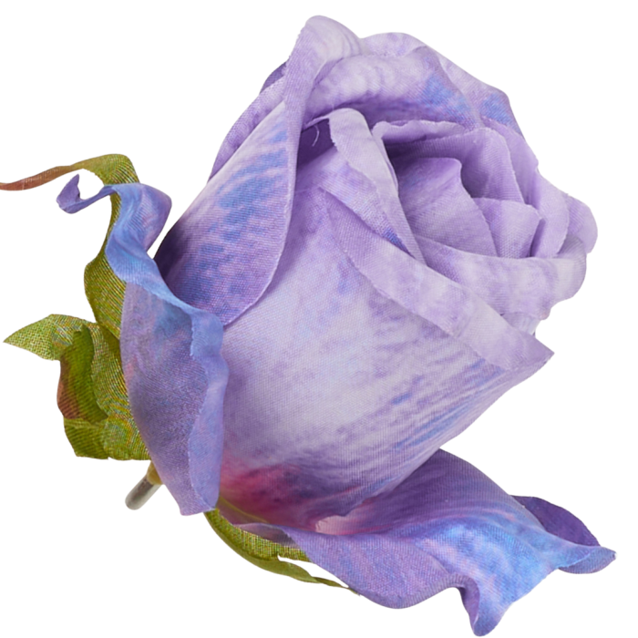 [68b7714] Róża wyrobowa pączek 6,5cm liliowa