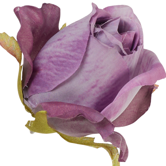 [68b7718] Róża wyrobowa pączek 6,5cm jasnofioletowa
