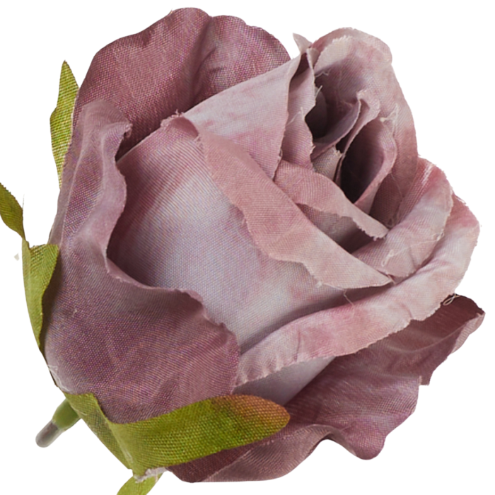 [68b7723] Róża wyrobowa pączek 6,5cm fioletowo- różowa