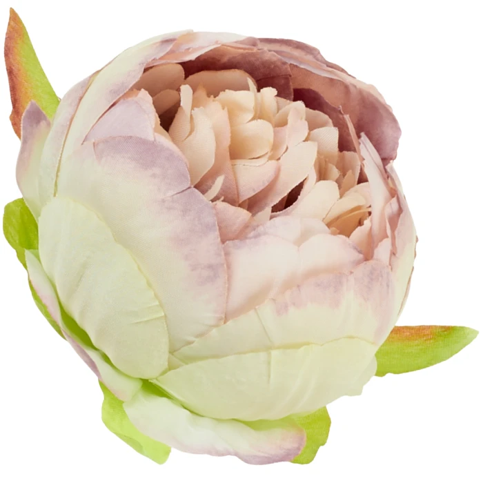 [wb50001a] Główka kwiatowa peonia 8cm różowofioletowa jasna