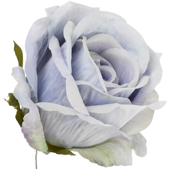 [68b51048] Róża główka wyrobowa 9cm jasnoniebieska