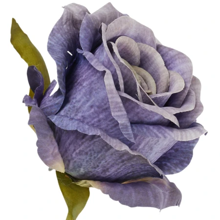 [68b51097] Róża główka wyrobowa 9cm śliwkowa