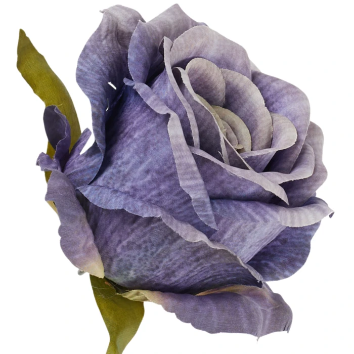 [68b51097] Róża główka wyrobowa 9cm fioletowa cieniowana