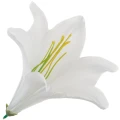 [68b276001] Główka kwiatowa lilia 16cm biała