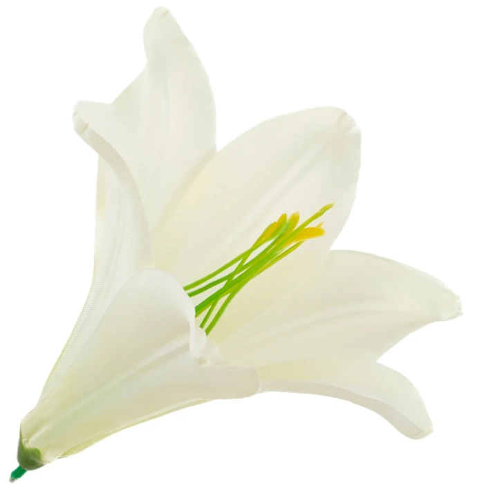 [68b276004] Główka kwiatowa lilia 16cm śmietankowa