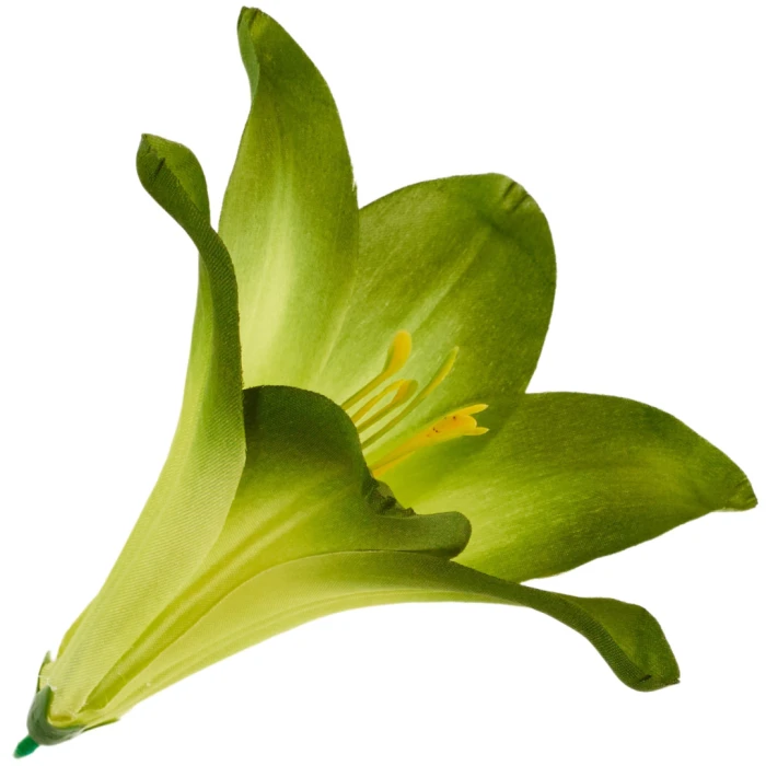 [68b276010] Główka kwiatowa lilia 16cm zielona