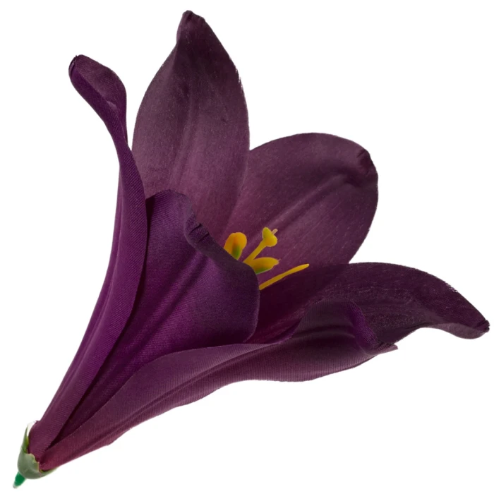 [68b276015] Główka kwiatowa lilia 16cm purpurowa