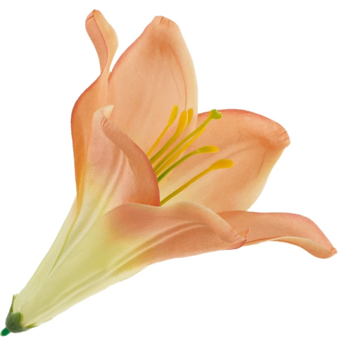 [68b276018] Główka kwiatowa lilia 16cm łososiowa