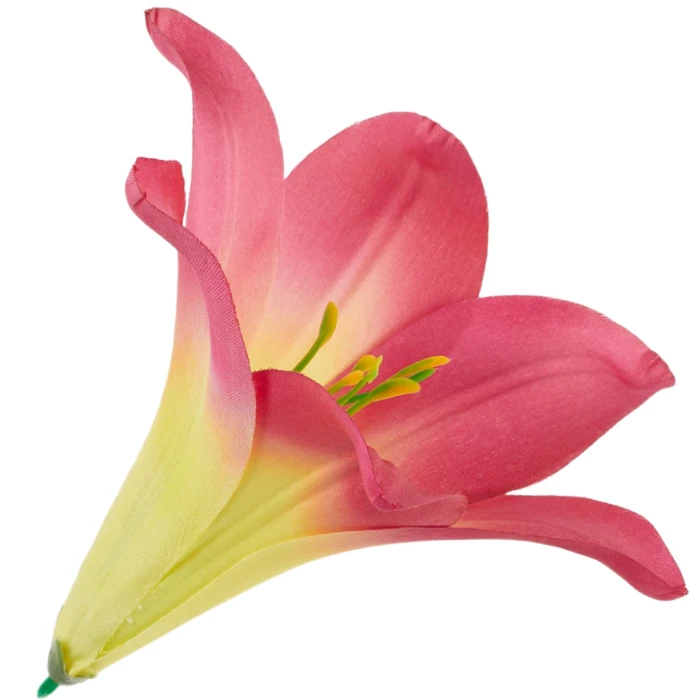 [68b276019] Główka kwiatowa lilia 16cm malinowa